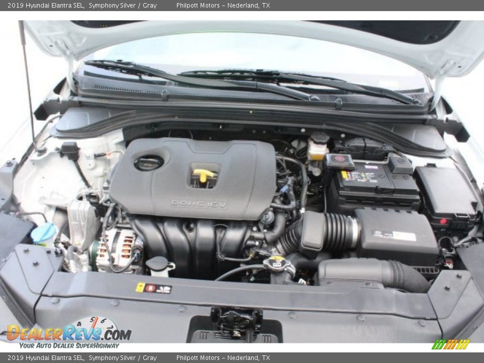 2019 Hyundai Elantra SEL Symphony Silver / Gray Photo #21