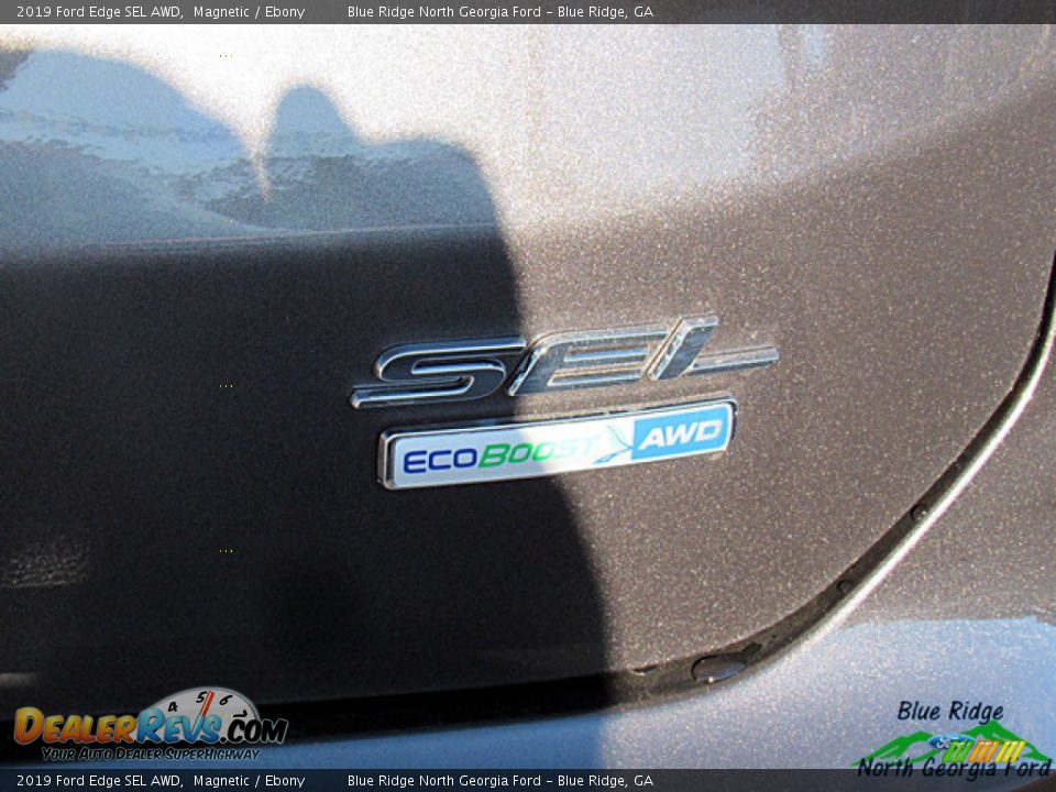 2019 Ford Edge SEL AWD Magnetic / Ebony Photo #34