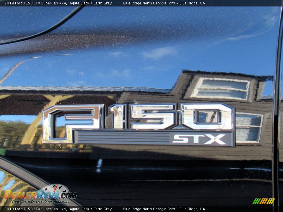 2019 Ford F150 STX SuperCab 4x4 Agate Black / Earth Gray Photo #33