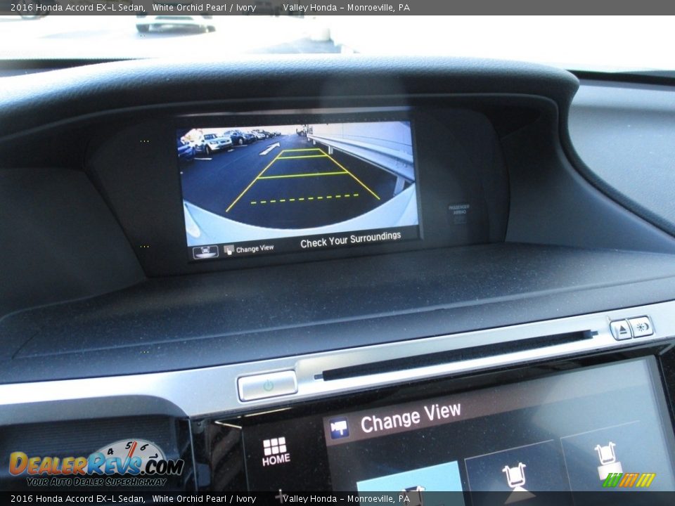 2016 Honda Accord EX-L Sedan White Orchid Pearl / Ivory Photo #17