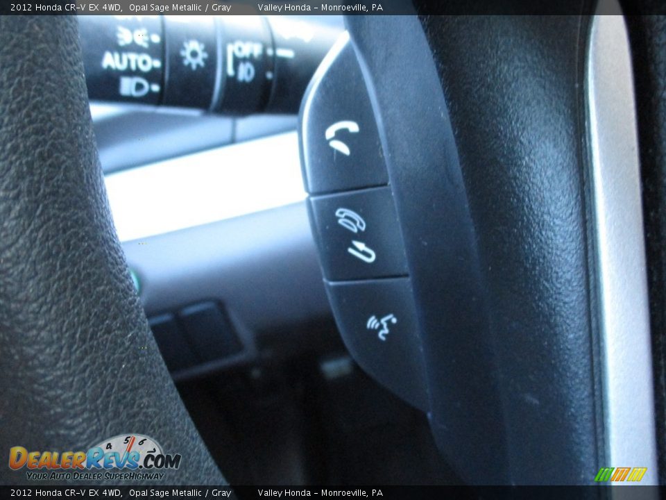 2012 Honda CR-V EX 4WD Opal Sage Metallic / Gray Photo #17