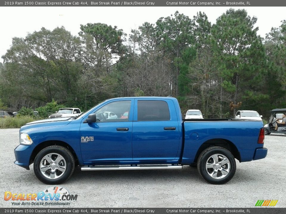 Blue Streak Pearl 2019 Ram 1500 Classic Express Crew Cab 4x4 Photo #2