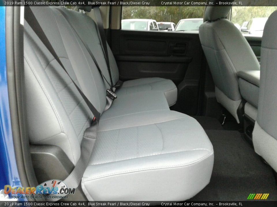 Rear Seat of 2019 Ram 1500 Classic Express Crew Cab 4x4 Photo #11