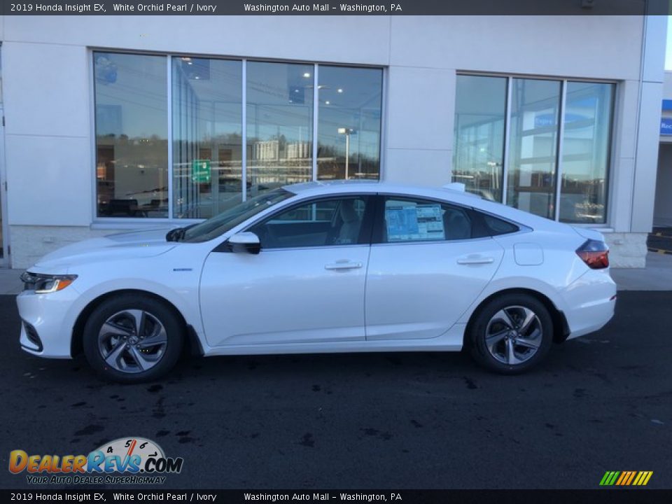2019 Honda Insight EX White Orchid Pearl / Ivory Photo #2