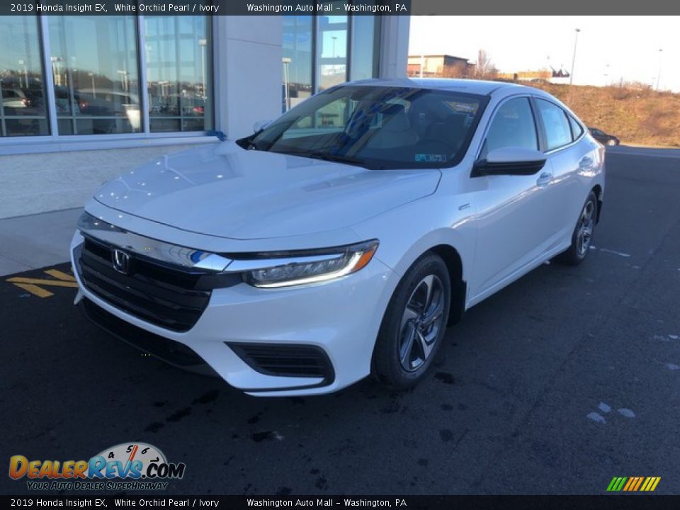 2019 Honda Insight EX White Orchid Pearl / Ivory Photo #3