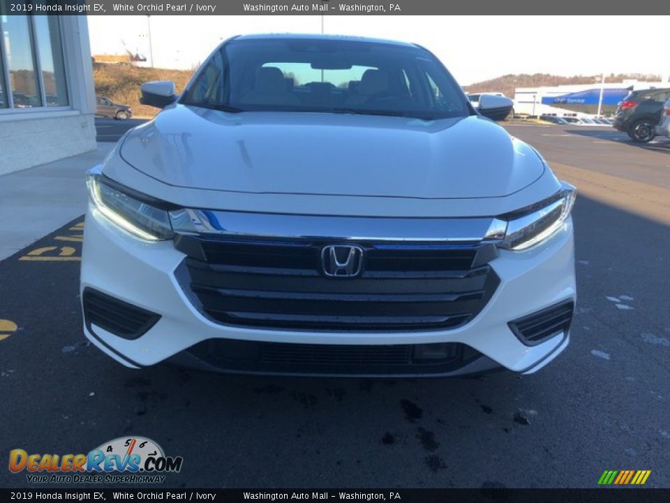 2019 Honda Insight EX White Orchid Pearl / Ivory Photo #4