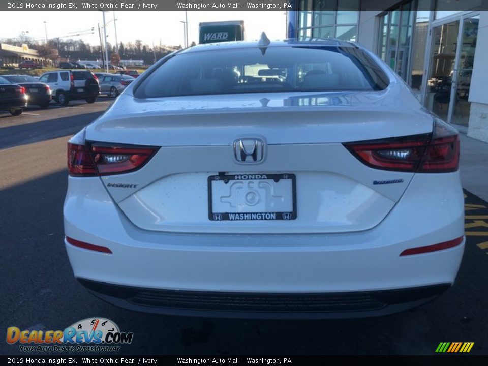 2019 Honda Insight EX White Orchid Pearl / Ivory Photo #8