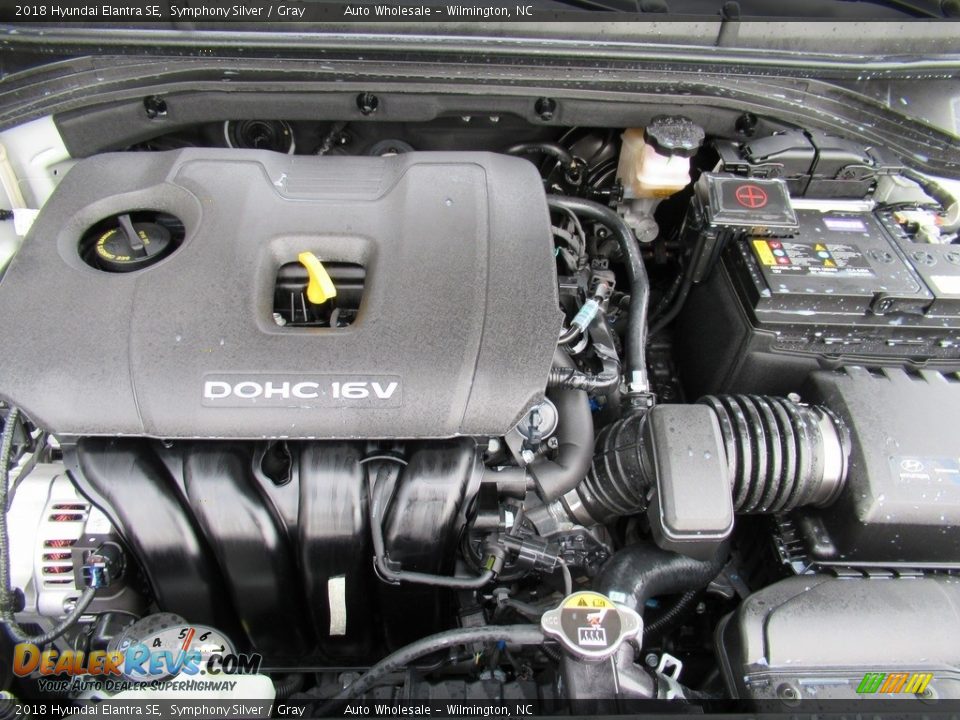 2018 Hyundai Elantra SE Symphony Silver / Gray Photo #6