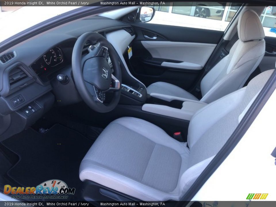 2019 Honda Insight EX White Orchid Pearl / Ivory Photo #10