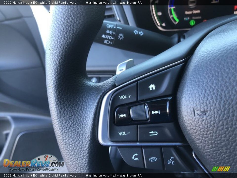2019 Honda Insight EX White Orchid Pearl / Ivory Photo #17