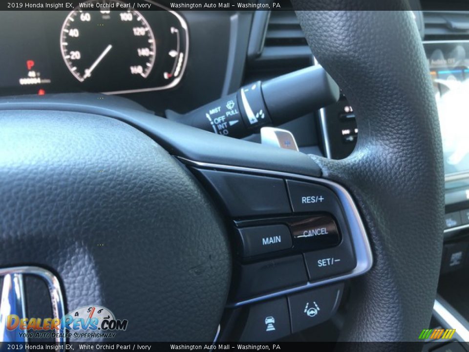 2019 Honda Insight EX White Orchid Pearl / Ivory Photo #18
