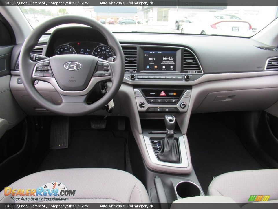 2018 Hyundai Elantra SE Symphony Silver / Gray Photo #15