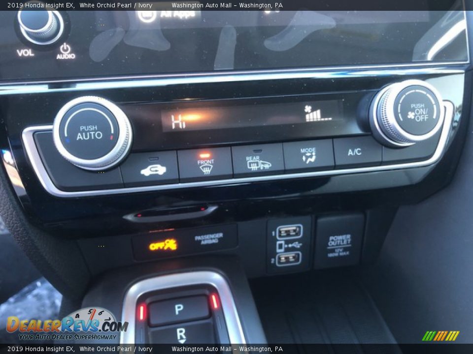 2019 Honda Insight EX White Orchid Pearl / Ivory Photo #20