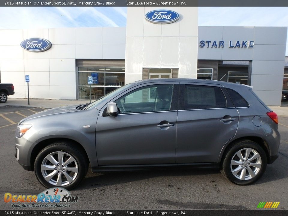 2015 Mitsubishi Outlander Sport SE AWC Mercury Gray / Black Photo #1