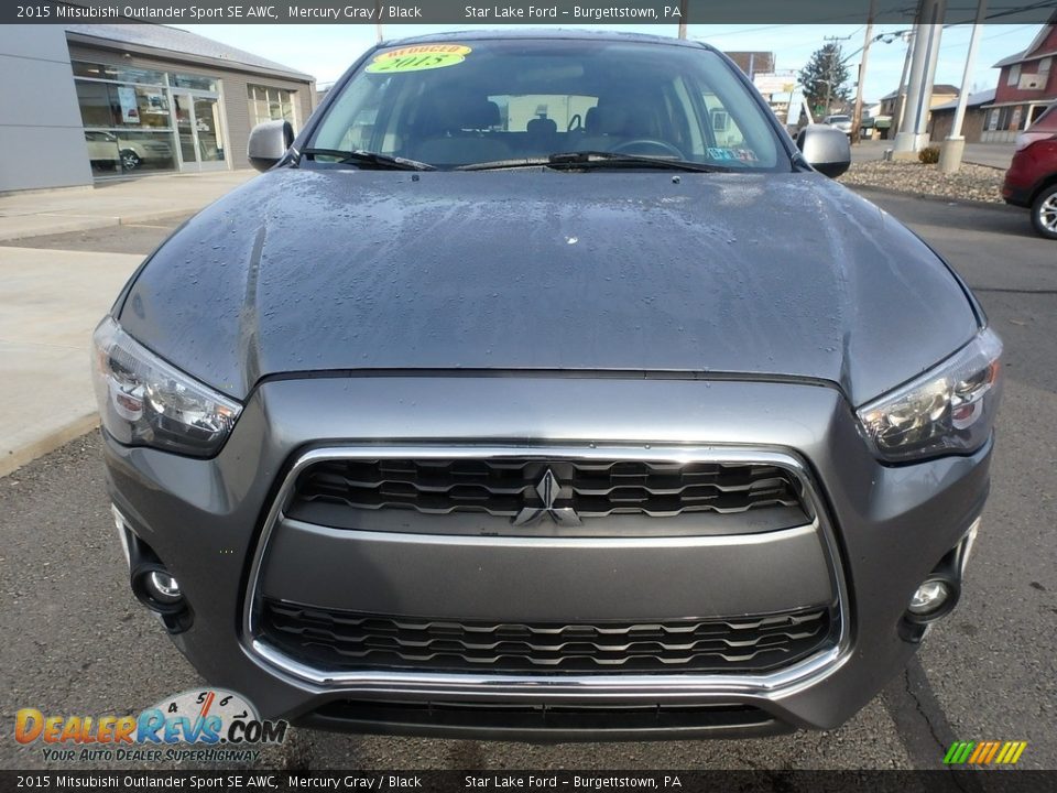 2015 Mitsubishi Outlander Sport SE AWC Mercury Gray / Black Photo #2