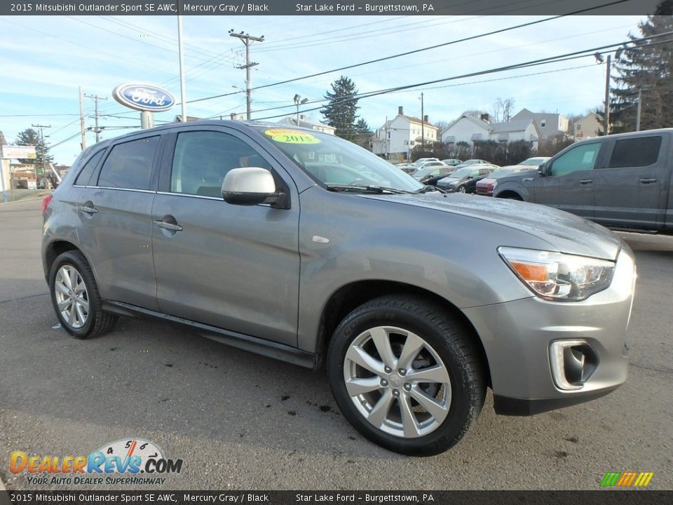 2015 Mitsubishi Outlander Sport SE AWC Mercury Gray / Black Photo #3