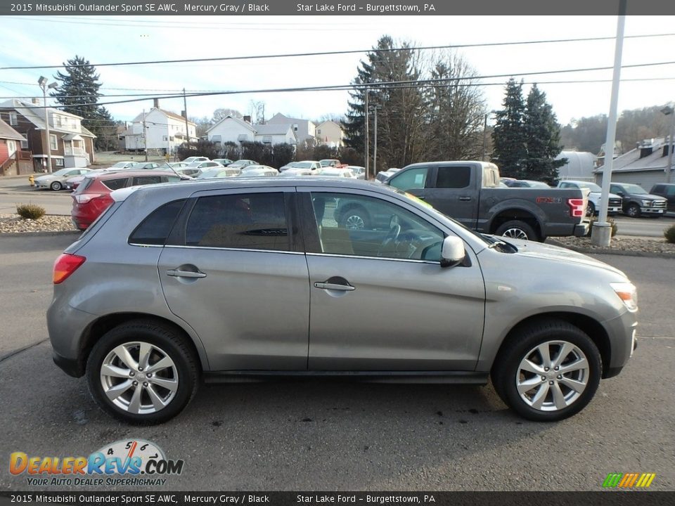 2015 Mitsubishi Outlander Sport SE AWC Mercury Gray / Black Photo #4
