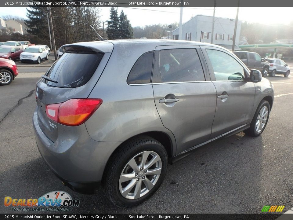 2015 Mitsubishi Outlander Sport SE AWC Mercury Gray / Black Photo #5