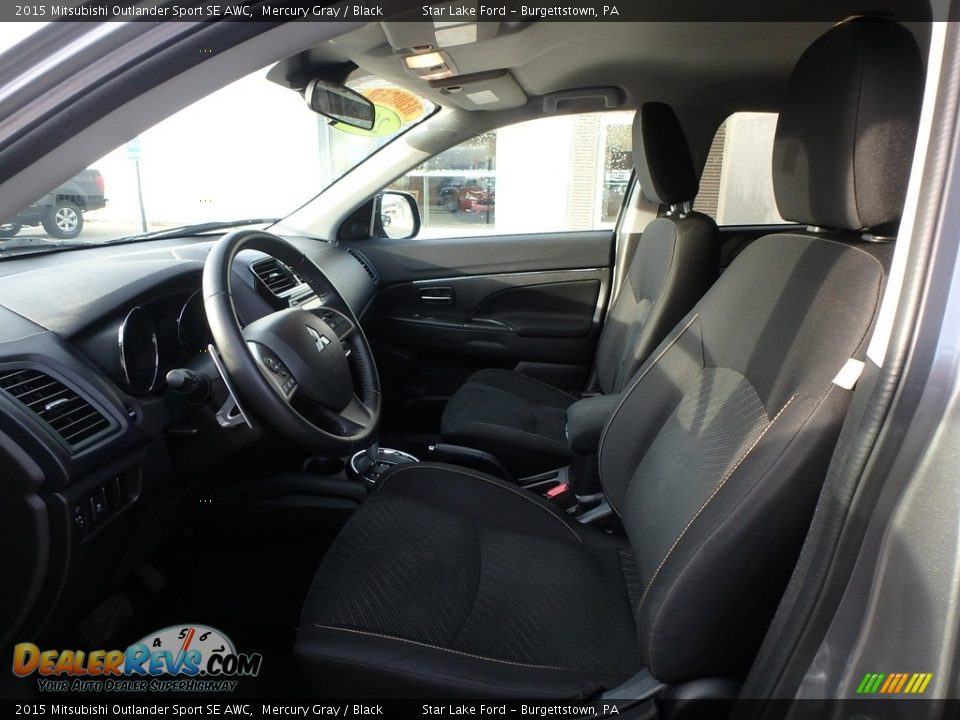 2015 Mitsubishi Outlander Sport SE AWC Mercury Gray / Black Photo #10