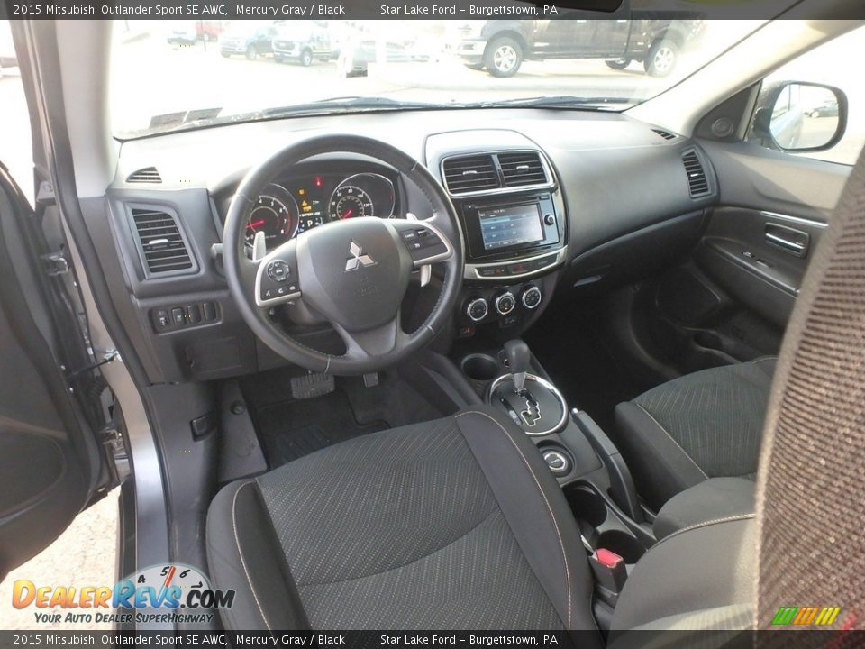 2015 Mitsubishi Outlander Sport SE AWC Mercury Gray / Black Photo #12