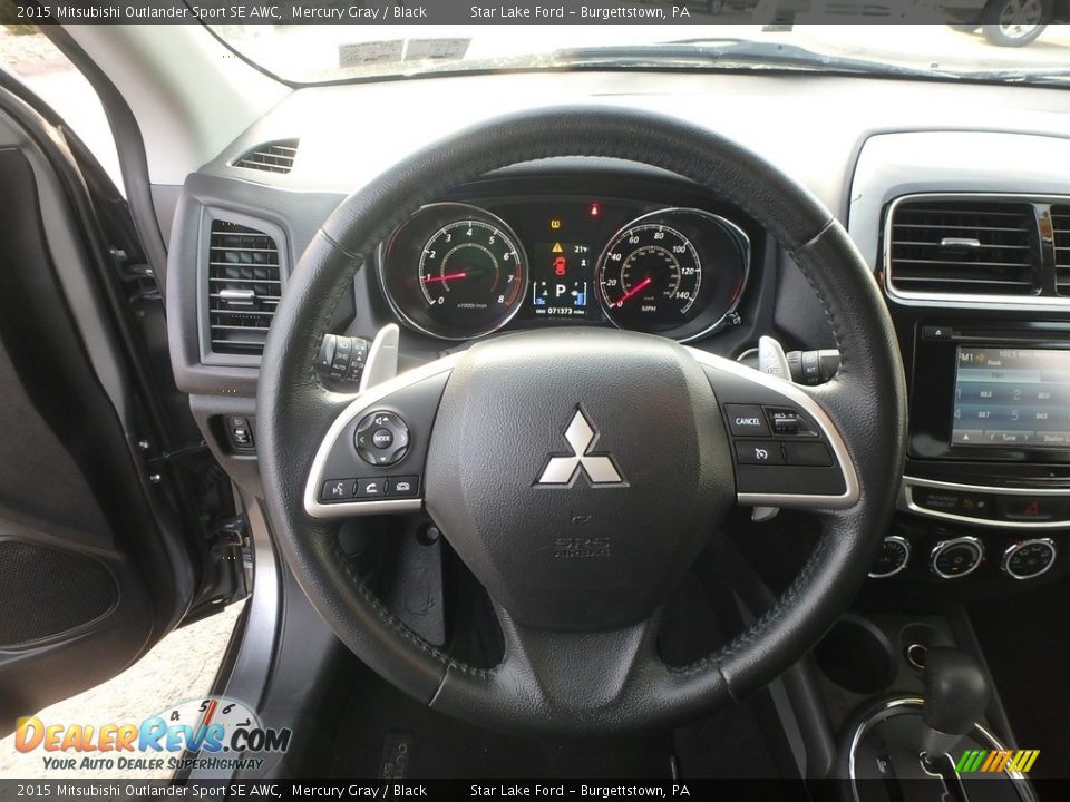 2015 Mitsubishi Outlander Sport SE AWC Mercury Gray / Black Photo #15