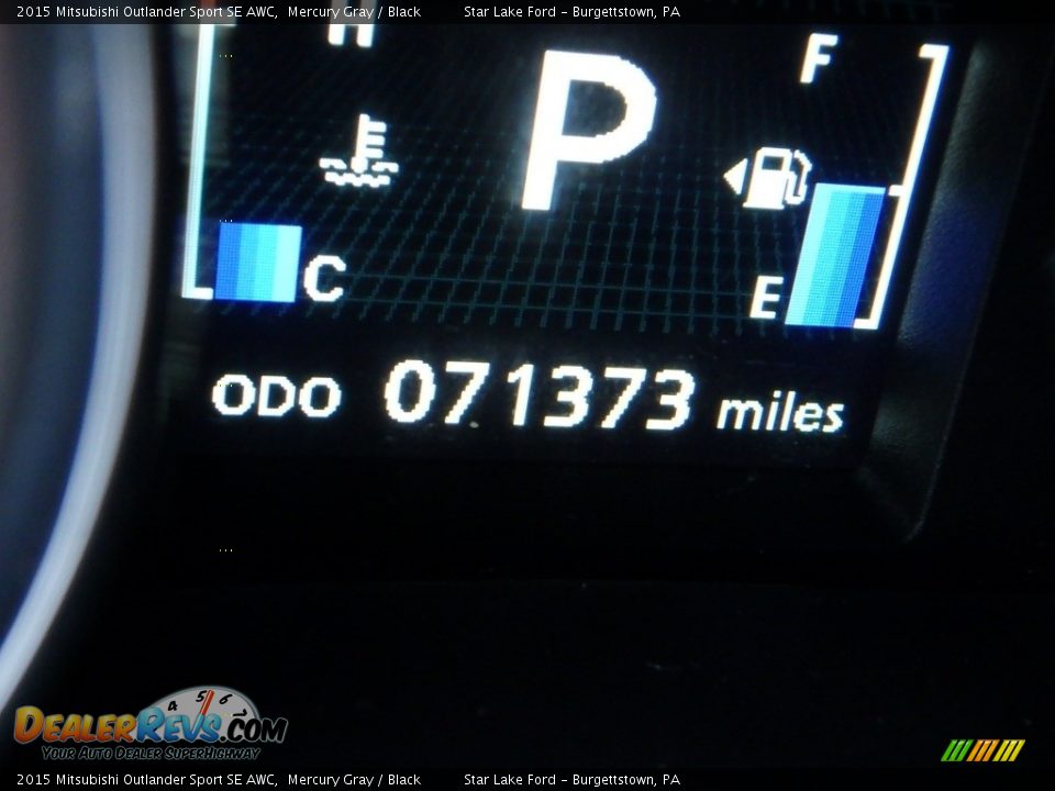 2015 Mitsubishi Outlander Sport SE AWC Mercury Gray / Black Photo #16