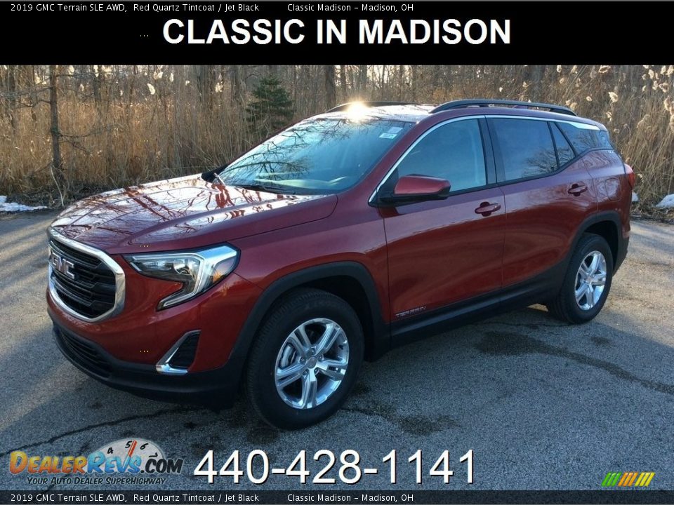 2019 GMC Terrain SLE AWD Red Quartz Tintcoat / Jet Black Photo #1