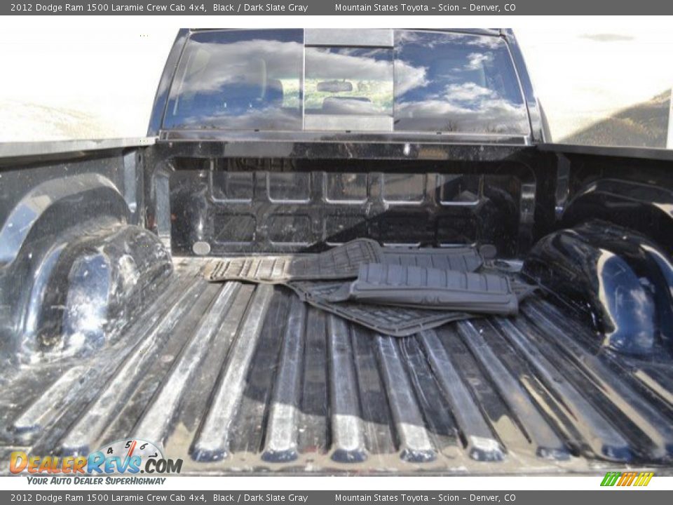 2012 Dodge Ram 1500 Laramie Crew Cab 4x4 Black / Dark Slate Gray Photo #26