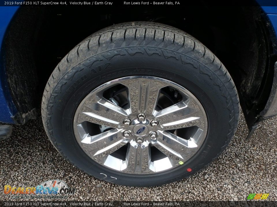 2019 Ford F150 XLT SuperCrew 4x4 Velocity Blue / Earth Gray Photo #9