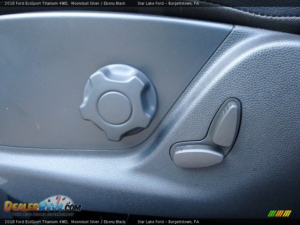 2018 Ford EcoSport Titanium 4WD Moondust Silver / Ebony Black Photo #14
