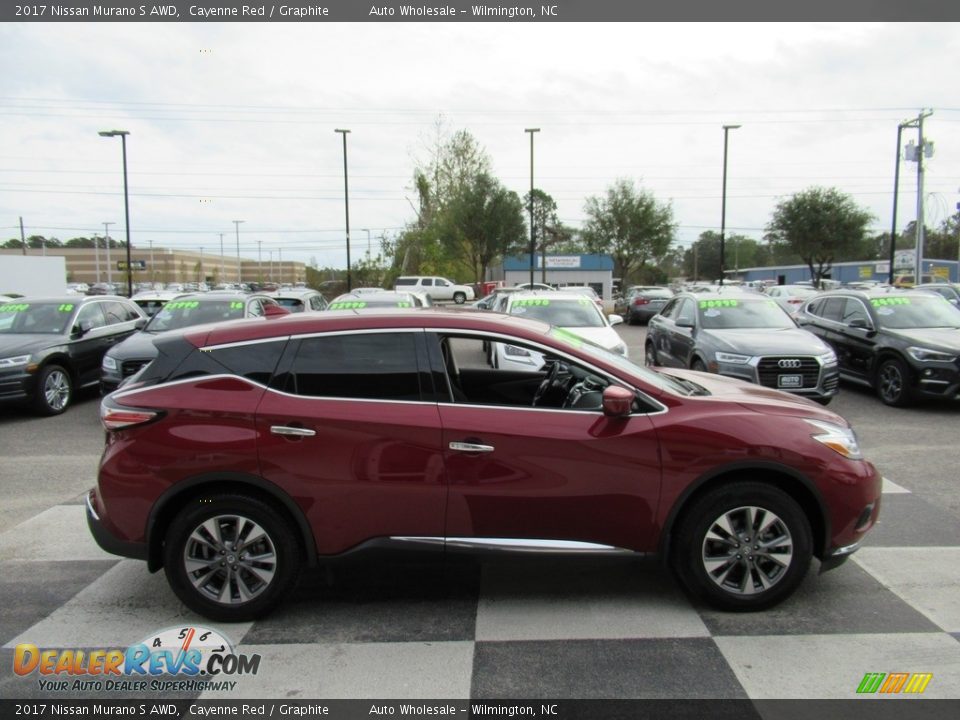 2017 Nissan Murano S AWD Cayenne Red / Graphite Photo #3