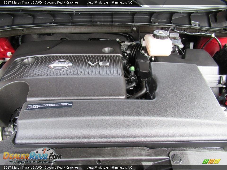 2017 Nissan Murano S AWD Cayenne Red / Graphite Photo #6