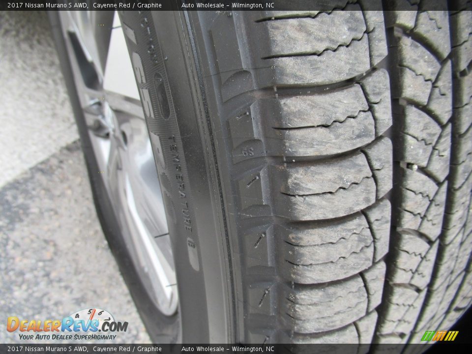 2017 Nissan Murano S AWD Cayenne Red / Graphite Photo #9