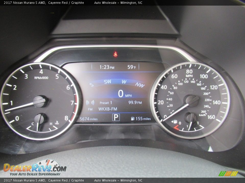 2017 Nissan Murano S AWD Cayenne Red / Graphite Photo #16