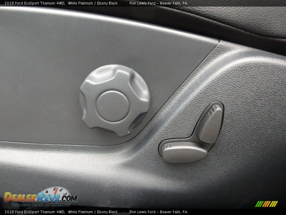 2018 Ford EcoSport Titanium 4WD White Platinum / Ebony Black Photo #15