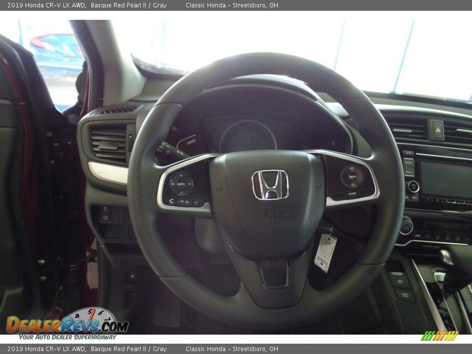 2019 Honda CR-V LX AWD Basque Red Pearl II / Gray Photo #10