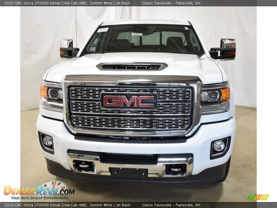 2019 GMC Sierra 2500HD Denali Crew Cab 4WD Summit White / Jet Black Photo #4