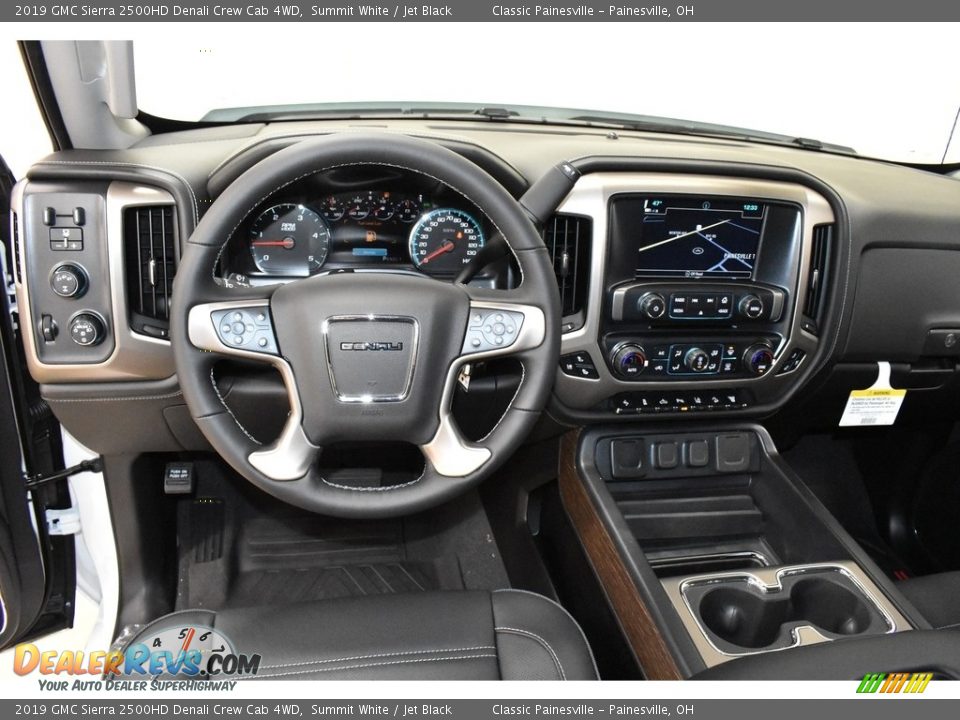 2019 GMC Sierra 2500HD Denali Crew Cab 4WD Summit White / Jet Black Photo #8