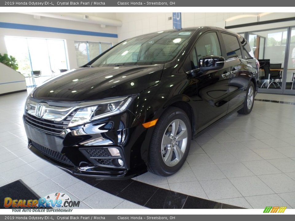 2019 Honda Odyssey EX-L Crystal Black Pearl / Mocha Photo #1
