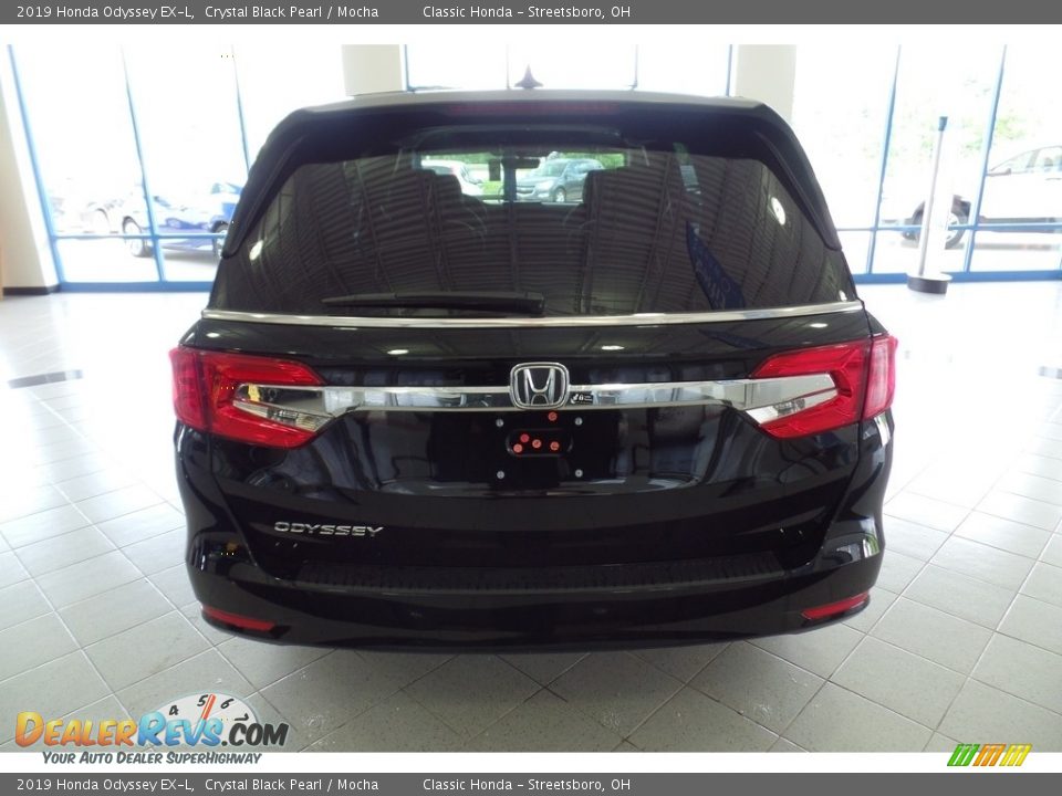 2019 Honda Odyssey EX-L Crystal Black Pearl / Mocha Photo #4