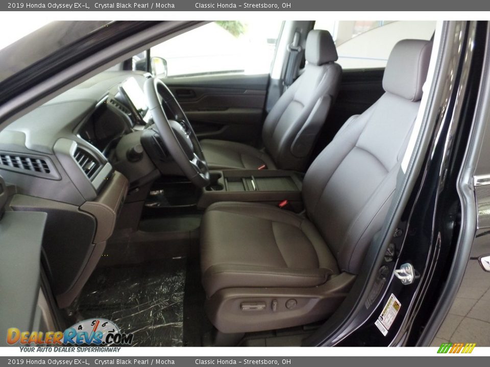 2019 Honda Odyssey EX-L Crystal Black Pearl / Mocha Photo #7