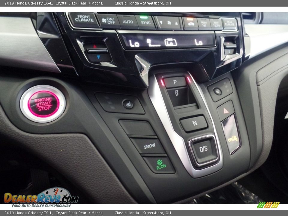 2019 Honda Odyssey EX-L Crystal Black Pearl / Mocha Photo #12