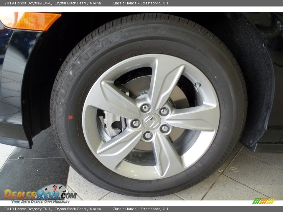 2019 Honda Odyssey EX-L Crystal Black Pearl / Mocha Photo #16