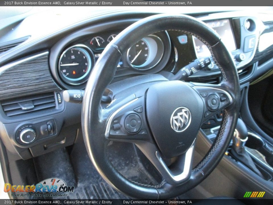2017 Buick Envision Essence AWD Galaxy Silver Metallic / Ebony Photo #25