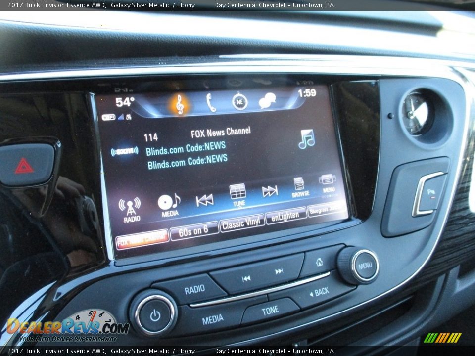 2017 Buick Envision Essence AWD Galaxy Silver Metallic / Ebony Photo #27