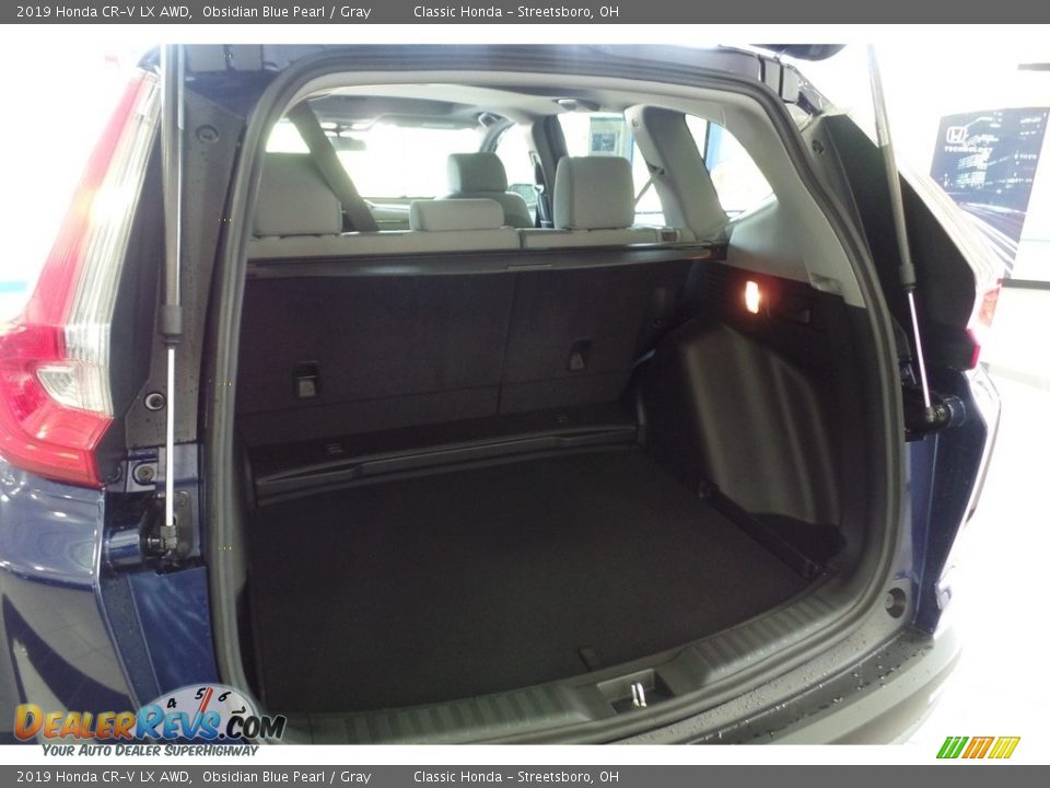 2019 Honda CR-V LX AWD Obsidian Blue Pearl / Gray Photo #16