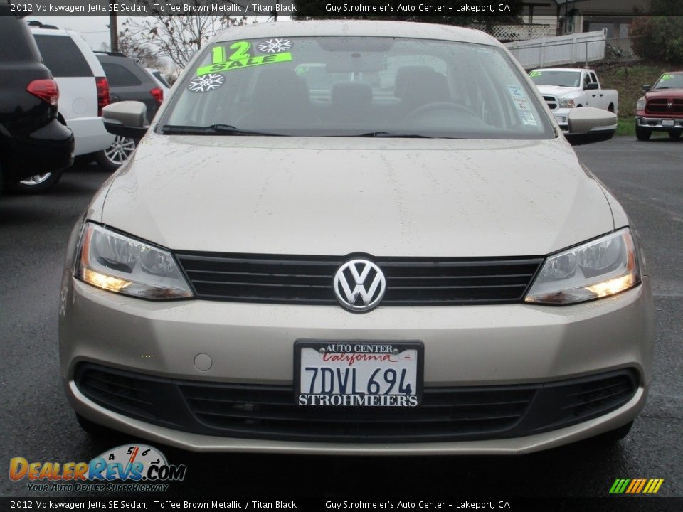 2012 Volkswagen Jetta SE Sedan Toffee Brown Metallic / Titan Black Photo #2