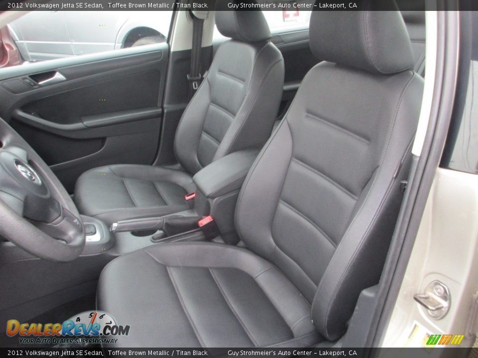 2012 Volkswagen Jetta SE Sedan Toffee Brown Metallic / Titan Black Photo #8