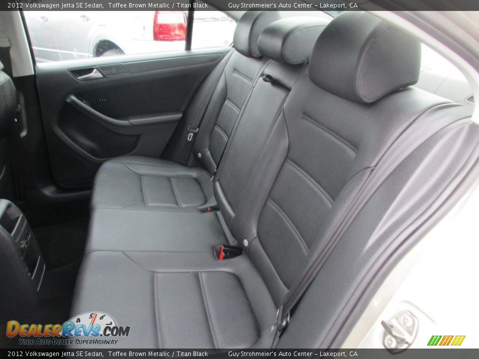 2012 Volkswagen Jetta SE Sedan Toffee Brown Metallic / Titan Black Photo #9