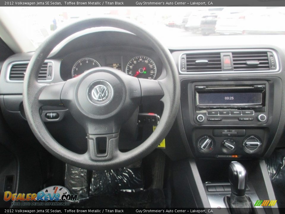 2012 Volkswagen Jetta SE Sedan Toffee Brown Metallic / Titan Black Photo #10